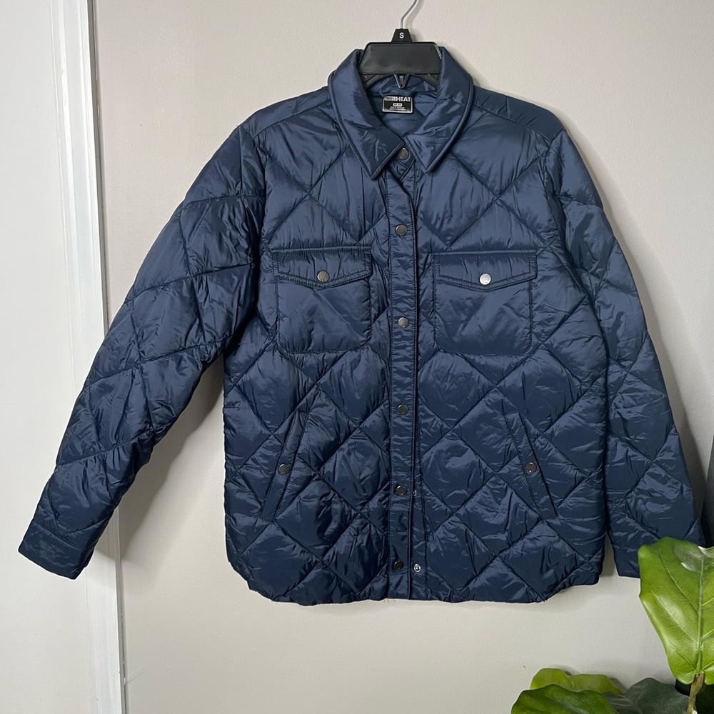 32 Degrees Navy Quilted Jacket size medium